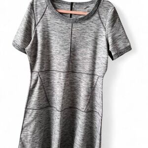 Athleta Gray Heathered Athletic Tennis Dress Women's Size XL